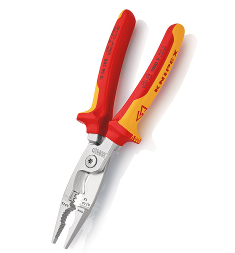 Knipex 1386200SB Pliers for Electrical Installation VDE 1000V 200mm