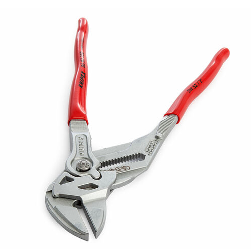 Knipex 8603250SB Pliers + Wrench 2 in 1 Tool Chrome Plated 250mm