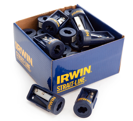 Irwin Strait-Line 233250 Carpenter's Pencil Sharpeners (Box of 25)