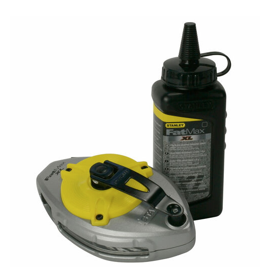 Stanley 0-47-488 FatMax Extreme Chalk Line & Black Builders Chalk