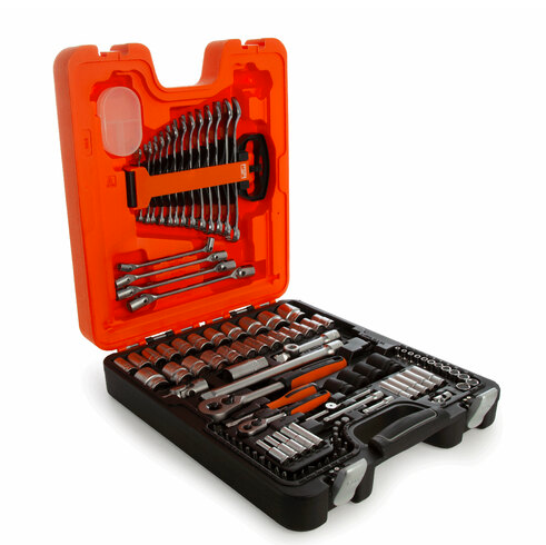 Bahco  Socket Set with Combination Spanner 1/4in and 1/2in Square Drive (106 Piece)