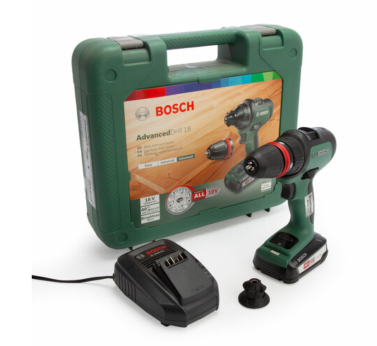 Bosch AdvancedDrill 18 18V Drill Driver (1 x 2.5Ah Battery)