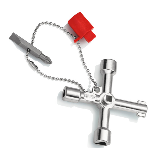 Knipex 001103 Control Cabinet Key for all Standard Cabinets and Shut-Off Systems