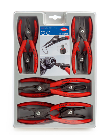 Knipex 002004SB Precision Circlip Pliers Set (8 Piece)