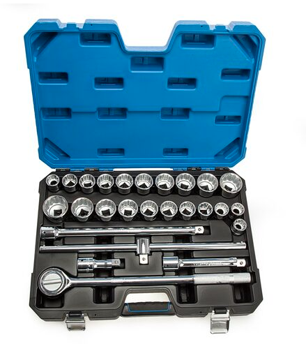 Square Drive Combined MM/AF Socket Set (26 Piece)