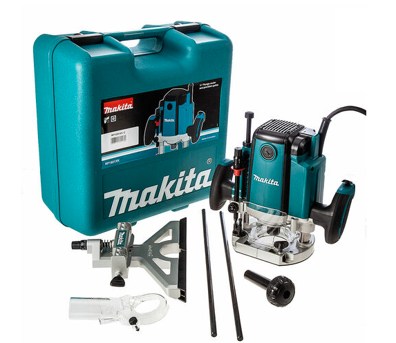 Makita RP1801XK 1/2 inch Plunge Router in Kit Box (240V)