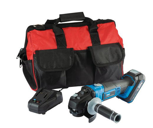 Draper 93668 20V Storm Force 4.5 inch/115mm Angle Grinder (1 x 2.0Ah Battery)
