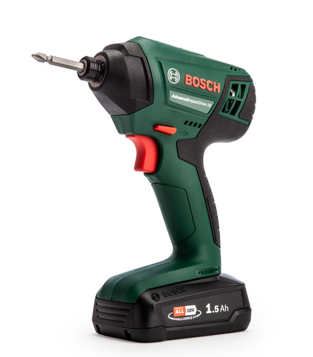 Bosch AdvancedImpactDrive18 18V Impact Driver (1 x 1.5Ah Battery)