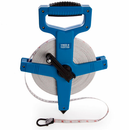 Tried + Tested TT130 Metric/Imperial Surveyors Tape 50m