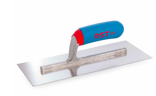 RST RTR11SSD Stainless Steel Finishing Trowel With Soft Touch Handle 11 x 4.5
