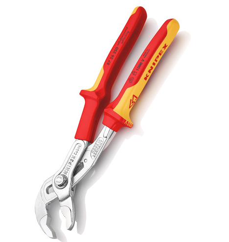 Knipex 8726250SB Cobra Hightech Water Pump Pliers VDE 1000V 250mm