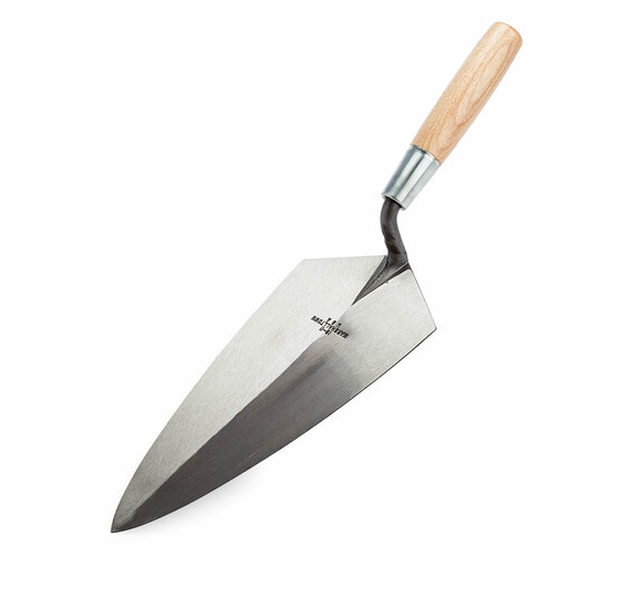Marshalltown M1911 Philadelphia Brick Trowel with Wooden Handle 11
